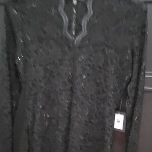 MARINA Black Lace Detail